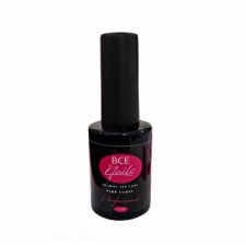 No Wipe Top Coat Pink Flake BCE Nails 