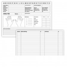 Analyse kaarten nagelstyliste - 50 stuks
