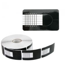 500st Nagelsjablonen recht gel acryl zwart wit